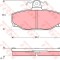 Set placute frana,frana disc VOLVO V70 I (LV) (1996 - 2000) TRW GDB442