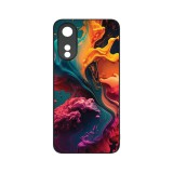 Husa BestCase&reg; Slim Glassy, Compatibila Cu OPPO A78 5G / A58 5G, Liquid Colors,