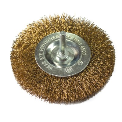 Perie circulara, cu tija, pentru fier / lemn, Lumytools LT06986, diametru 100 mm foto