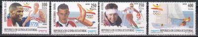 Guineea Ecuatoriala 1993 - Medaliați olimpici, MNH foto