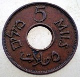 B.596 PALESTINA 5 MILS 1944
