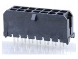 Conector cablu-placă tată MICRO, 14 pini, THT, 3 mm