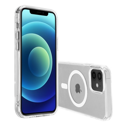 Husa TPU Nevox pentru Apple iPhone 12 mini, StyleShell FLEXSHOCK, MagSafe, Transparenta foto