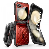 Husa pentru Samsung Galaxy Z Flip7 FE F761 / Z Flip6 F741, Supcase, Unicorn Beetle Pro, Rosie