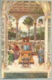 AD 321 C. P. VECHE RELIGIE-SIENA -LIBRERIA DEL DUOMO -PINTURICCHIO... - ITALIA, Circulata, Franta, Printata