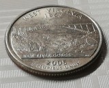 SUA Quarter Dollar West Virginia 2005, America de Nord