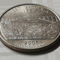 SUA Quarter Dollar West Virginia 2005