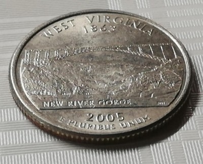 SUA Quarter Dollar West Virginia 2005 foto