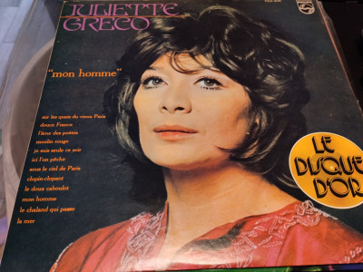 Vinil &amp;quot;Japan Press&amp;quot; Juliette Gr&amp;eacute;co &amp;lrm;&amp;ndash; Mon Homme (VG++) foto