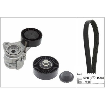 Set curea transmisie Bmw 1 (E81), 1 (E87), 1 Convertible (E88), 1 Coupe (E82), 3 (E90), 3 Convertible (E93), 3 Coupe (E92), 3 Touring (E91), 5 (E60), foto
