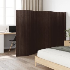 vidaXL Paravan de cameră,&nbsp;maro &icirc;nchis, 165x600 cm&nbsp;, bambus 377009
