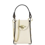 Cumpara ieftin Geanta bej mica din piele naturala 1021 127