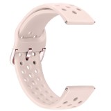 Cumpara ieftin Curea din silicon, compatibila Huawei Watch GT 2 Pro, telescoape Quick Release, 22mm, Roz