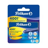 PATROANE 4001 MARI CERNEALA SET 2X5 BLISTER ALBASTRU ROYAL, Pelikan