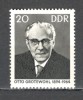 D.D.R.1965 1 an moarte O.Grotewohl-presedinte SD.180, Nestampilat
