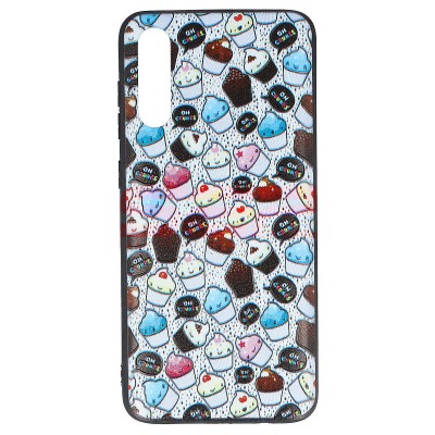Toc TPU+PC UV Print 3D Samsung Galaxy A70 Cupcakes foto