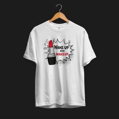 Tricou personalizat Wakeup And Makeup - S