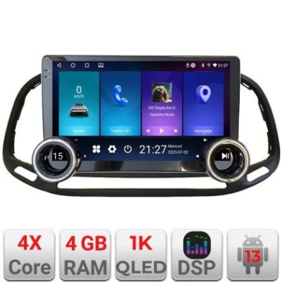 Navigatie Fiat Doblo 2015-2018 Kit-DOBLO15 Edotec 4+64 10.5 inch Incell 1K android Wifi 5Ghz gps internet CarStore Technology foto