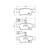 Placute frana Vw Touareg (7la 7l6 7l7) 10.02-01.13, Spate, Brembo