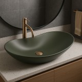 Lavoar pentru blat Rea Royal Olive Matt