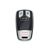 Husa Cheie TPU Gri Negru pentru Audi SmartKey - Protectie Premium