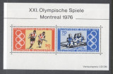 Germany Bundes 1976 Sport Olympic Games Montreal perf. sheet Mi.B12 MNH DA.171, Nestampilat