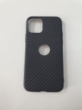 Husa Carbon iPhone 11 Pro Max, Negru