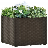 Strat &icirc;naltat gradina sistem auto-udare, cafeniu, 43x43x33 cm GartenMobel Dekor, vidaXL