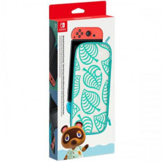 Carcasa si folie de protectie NINTENDO Switch Animal Crossing: New Horizons Aloha Edition, multicolor foto