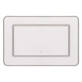 Platou Plastic, Dreptunghiular, Culoare Transparentă, Dimensiuni 37x24cm, Oem