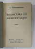 INTOARCEREA LUI ANDREI PATRASCU - roman de AL. LASCAROV - MOLDOVANU , 1937