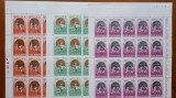 1972-Medalii olimpice-Lp805-coli de 25 buc.-6 coli-compl. set-MNH, Nestampilat