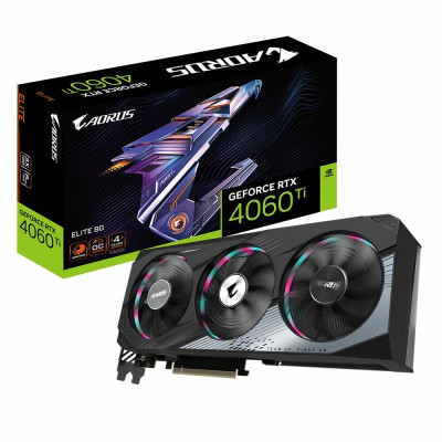 Placa video Gigabyte GEFORCE RTX 4060 TI AORUS 8GB N406TAORUS E-8GD foto