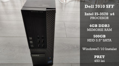 Calculator Dell Optiplex 7010 SFF Intel i5-3570 4GB RAM, 500GB HDD Windows 7/10 foto