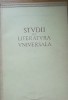 Tudor Vianu - Studii de literatura universala (1963)