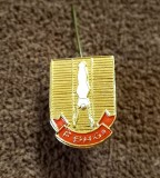 Insigna (rara) Gimnastica - FEDERATIA de GIMNASTICA din ALBANIA