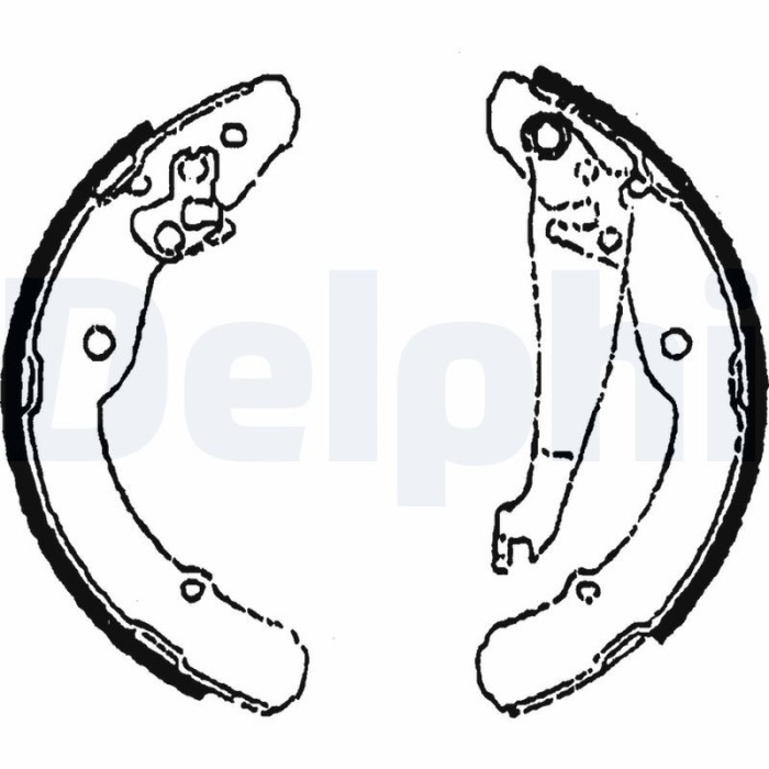 DELPHI LS1784 Set saboti frana