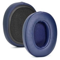 Set 2 bureti Edman pentru casti Skullcandy Crusher 3.0 / 2.0 / 360 / EVO / ANC, Hesh 3, Venue Wireless Over-Ear, Piele ecologica, Albastru