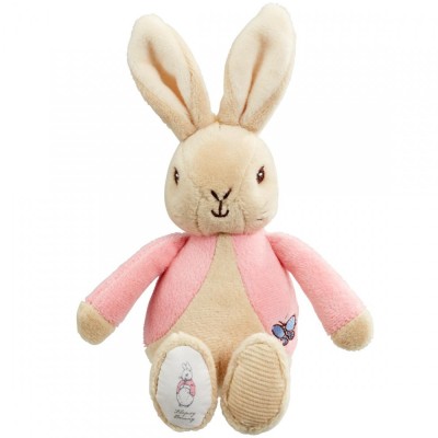 Jucarie zornaitoare din plus Flopsy, Peter Rabbit, 16 cm foto