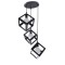 Pendul Fedra 3xE27 negru metal 528/3R