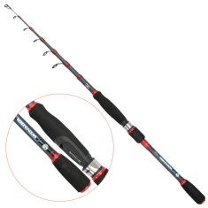 Lanseta carbon Baracuda Winner 2,10m 5-25g pentru pescuitul șalăului, bibanului, cleanului și păstrăvului