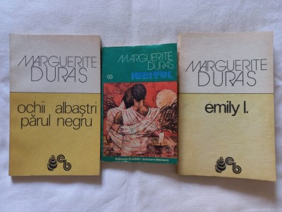 MARGUERITE DURAS - OCHII ALBASTRI, PARUL NEGRU + IUBITUL + EMILY L. foto