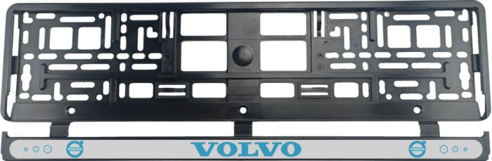Set 2 bucati, suport numar inmatriculare, Volvo III