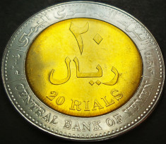 Moneda exotica 20 RIALS - YEMEN, anul 2004 *cod 191 = UNC foto