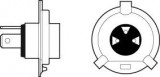 Bec, far faza lunga AUDI A4 (8D2, B5) (1994 - 2001) VALEO 032511