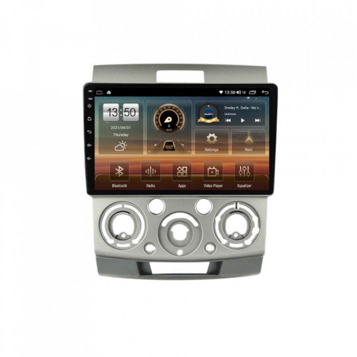 Navigatie dedicata cu Android Ford Ranger 2005 - 2011, 4GB RAM, Radio GPS Dual