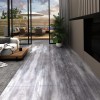 Plăci pardoseală autoadezive, lemn gri mat, 2,51 m&sup2;, 2 mm, PVC