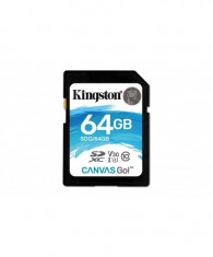 Secure digital card kingston sdxc 64gb class 10 u3 v30i foto