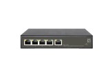 Switch PoE Gigabit LevelOne GES-2105P 5 Porturi 4 PoE 60W Smart Lite L2 Administrabil
