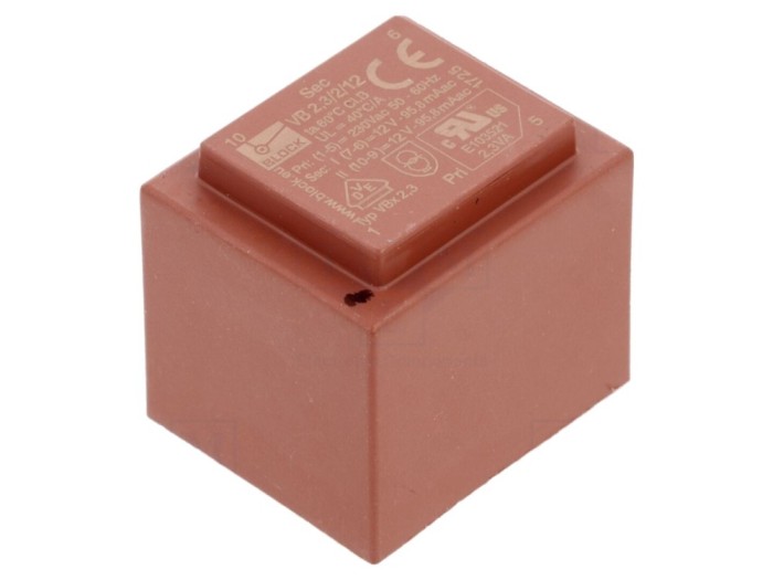 Transformator &icirc;ncapsulat 2,3VA, 230VAC